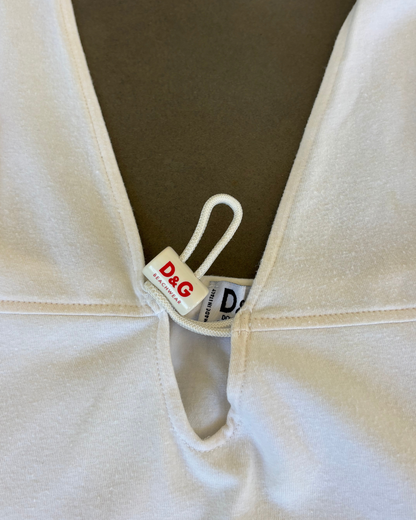 Dolce & Gabbana White Beach Dress