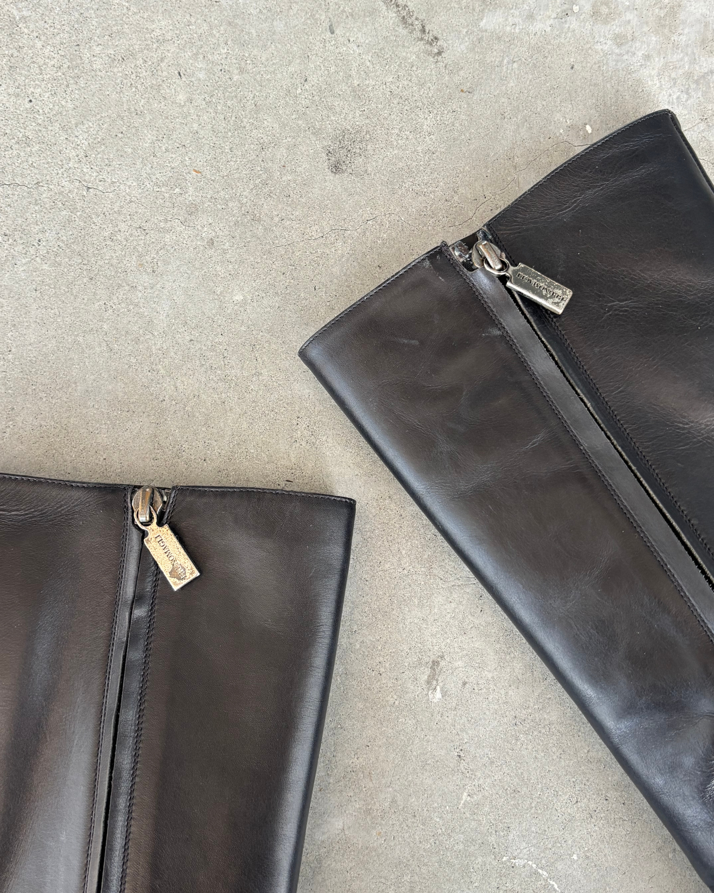 Bruno Magli Leather Buckle boots