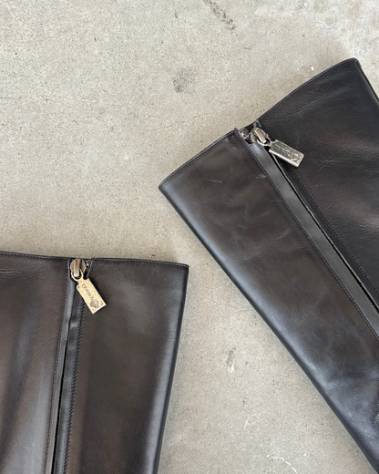 Bruno Magli Leather Buckle boots