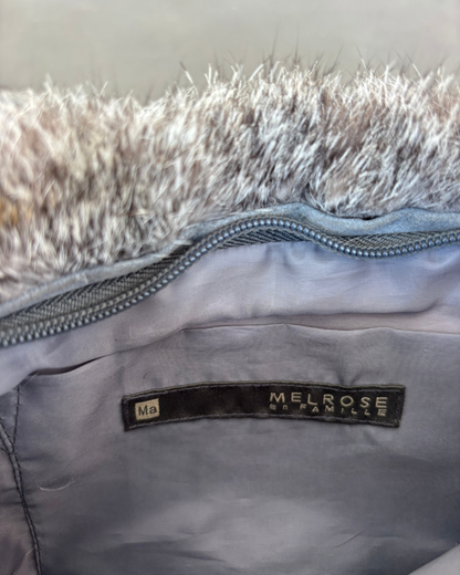 Real Fur Grey Mini Bag