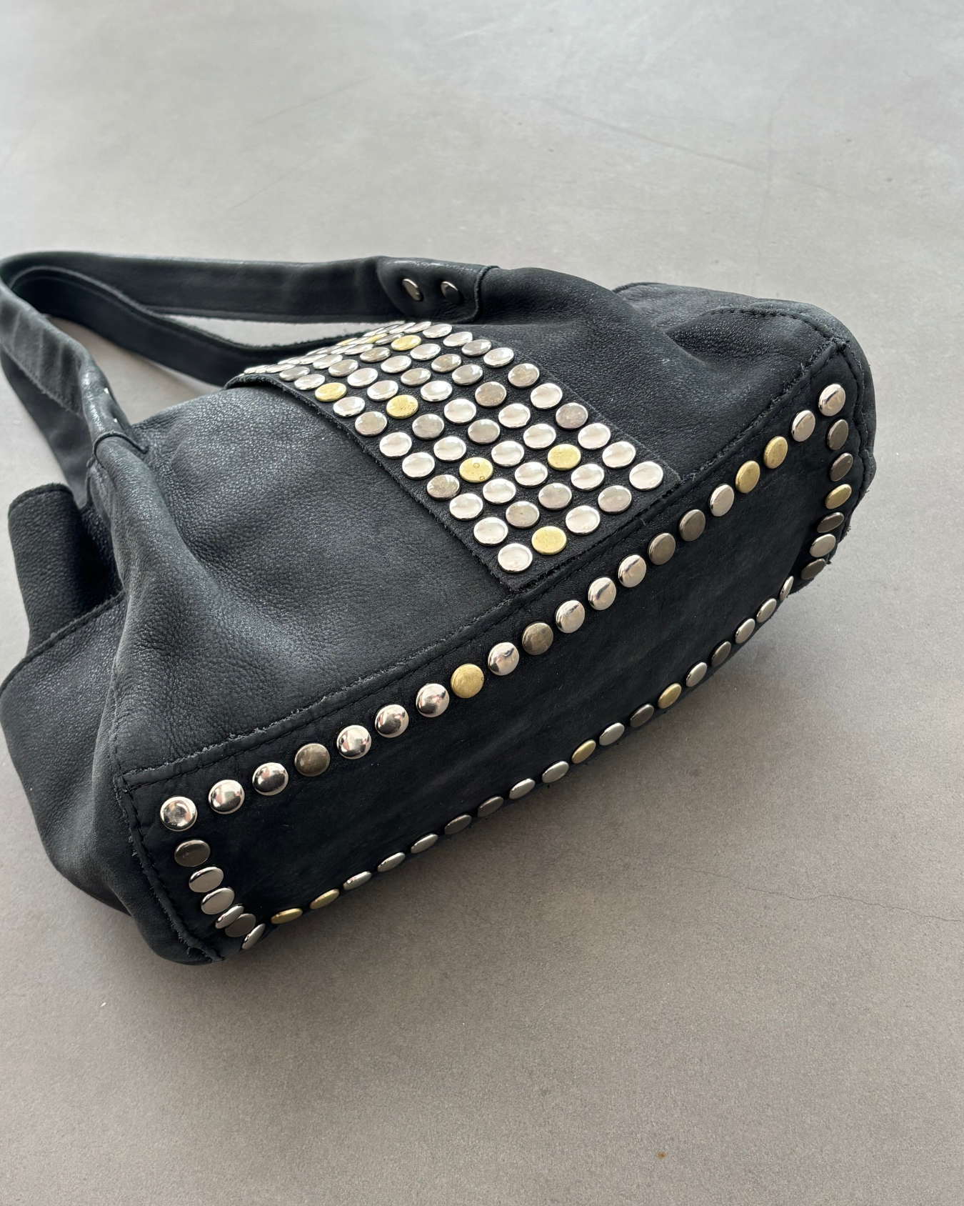 TRES Studded Black Bag