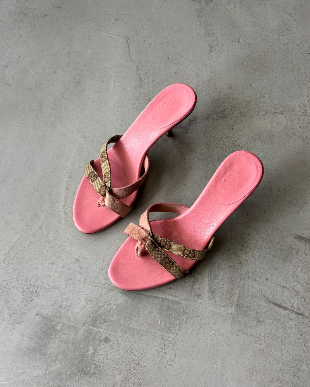 Gucci Pink Kitten Heels