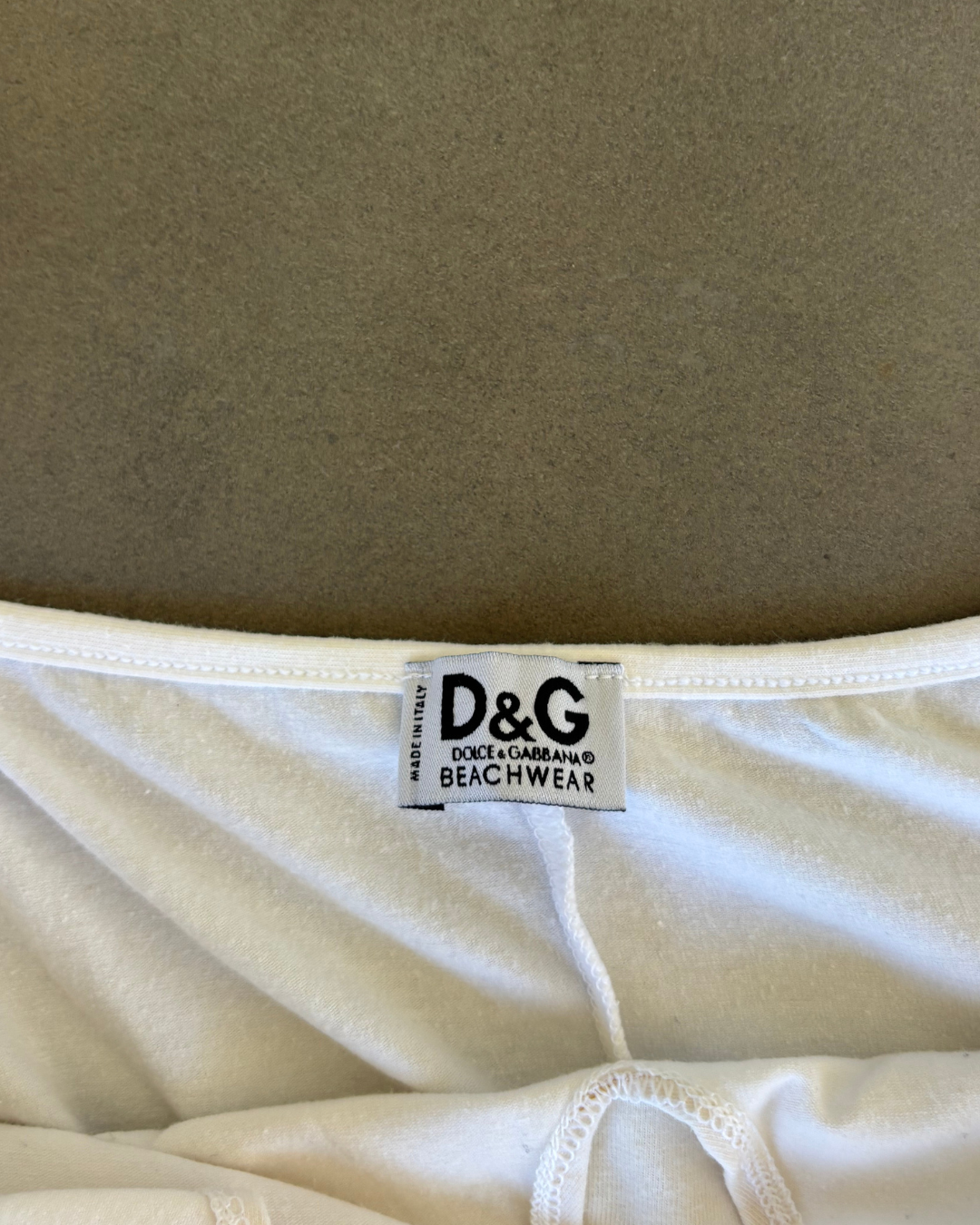 Dolce & Gabbana White Beach Dress