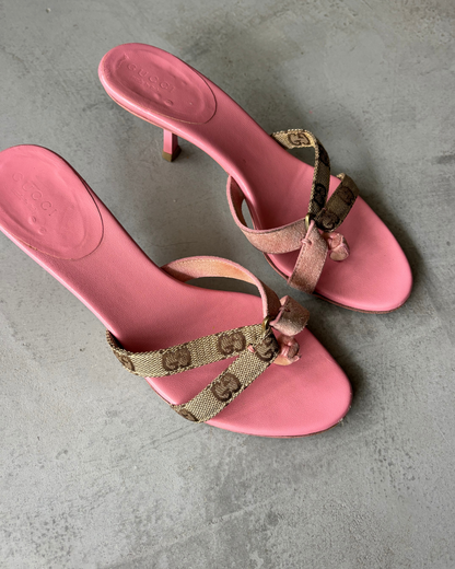 Gucci Pink Kitten Heels