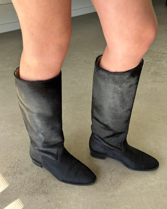 Manolo Blahnik Hide Boots