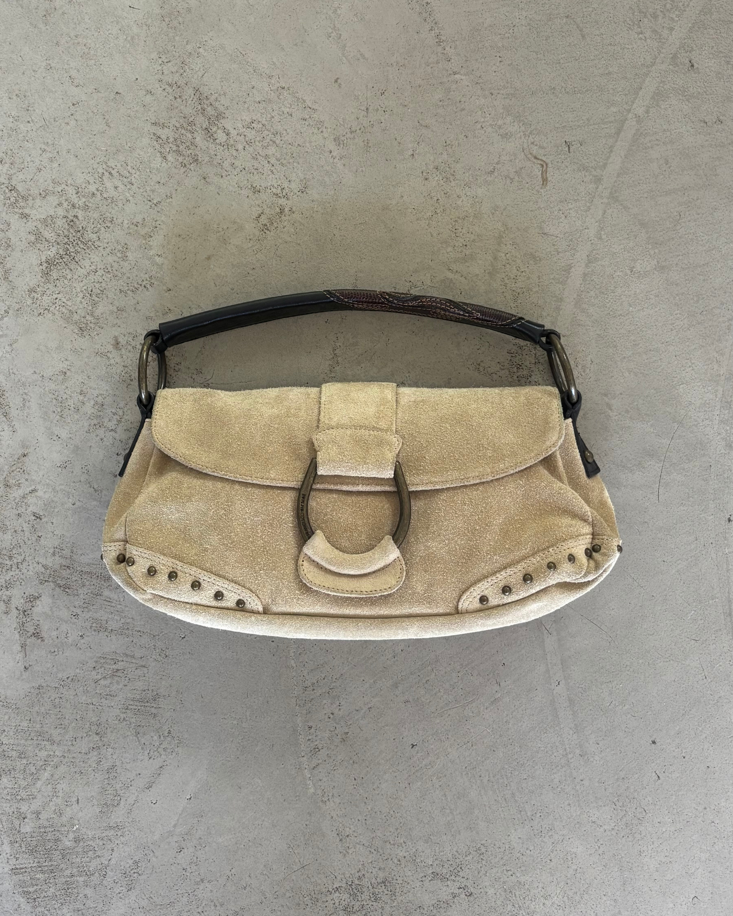 Francesco Biasia Suede Bag