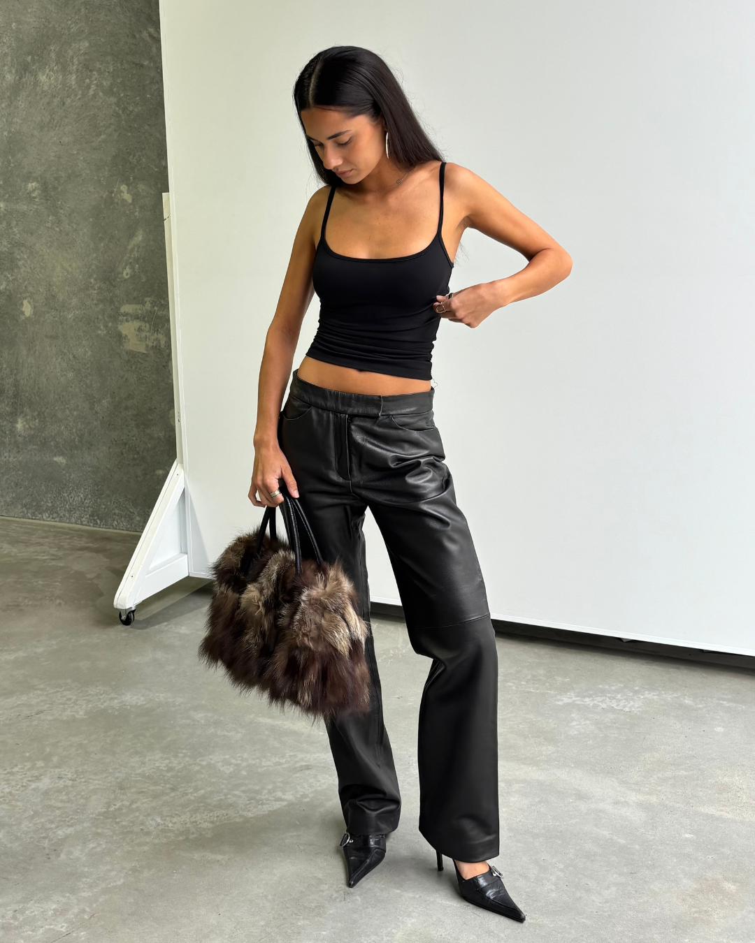 Real Fur Bag