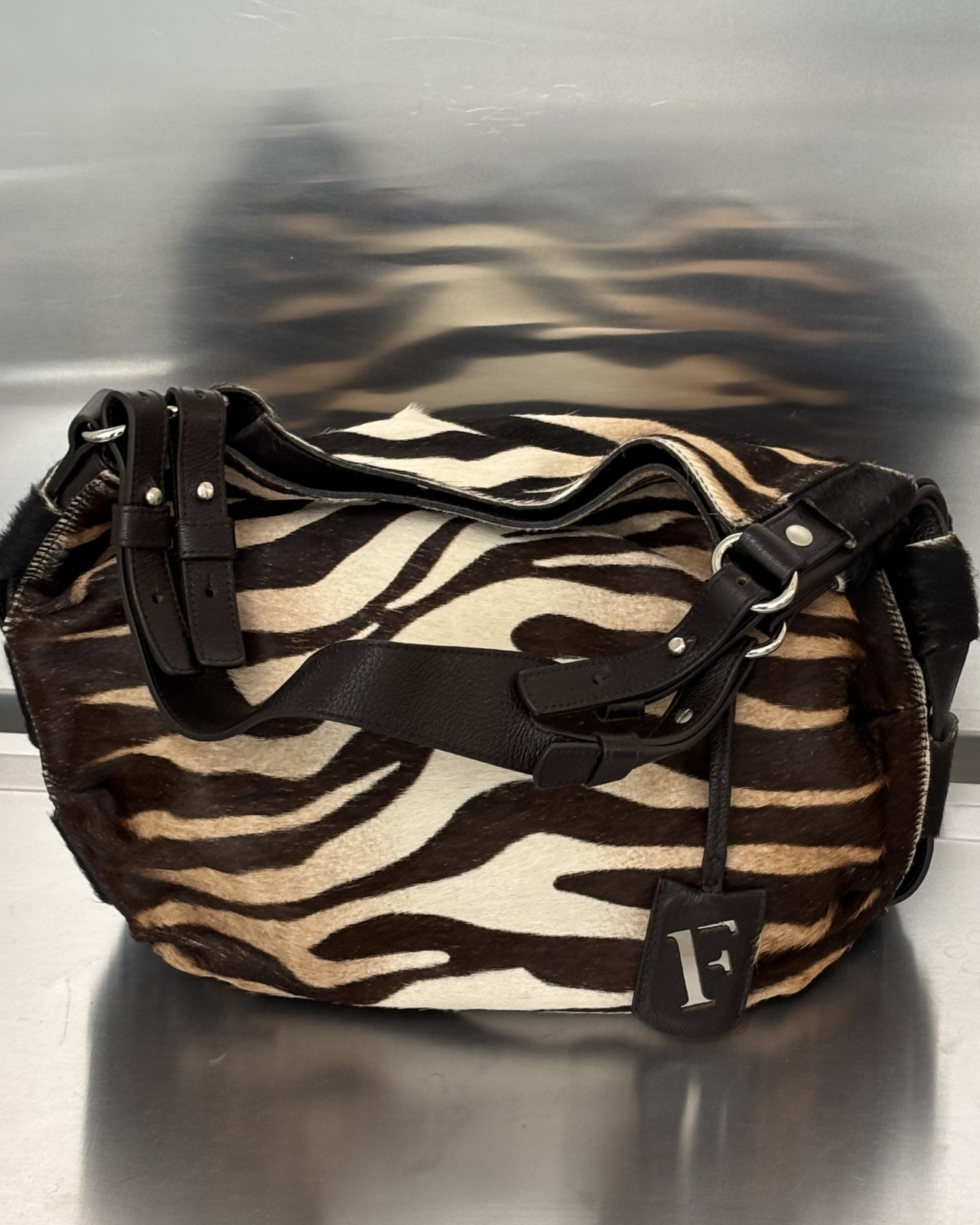 Furla Hide Zebra Bag