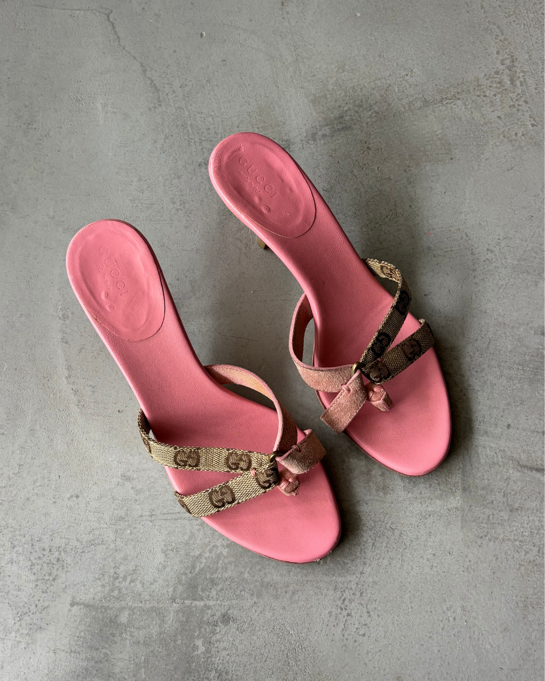 Gucci Pink Kitten Heels