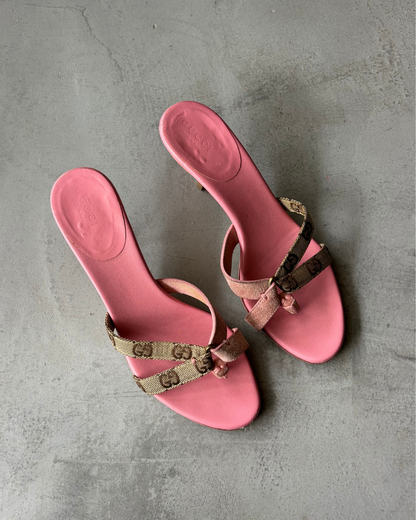 Gucci Pink Kitten Heels