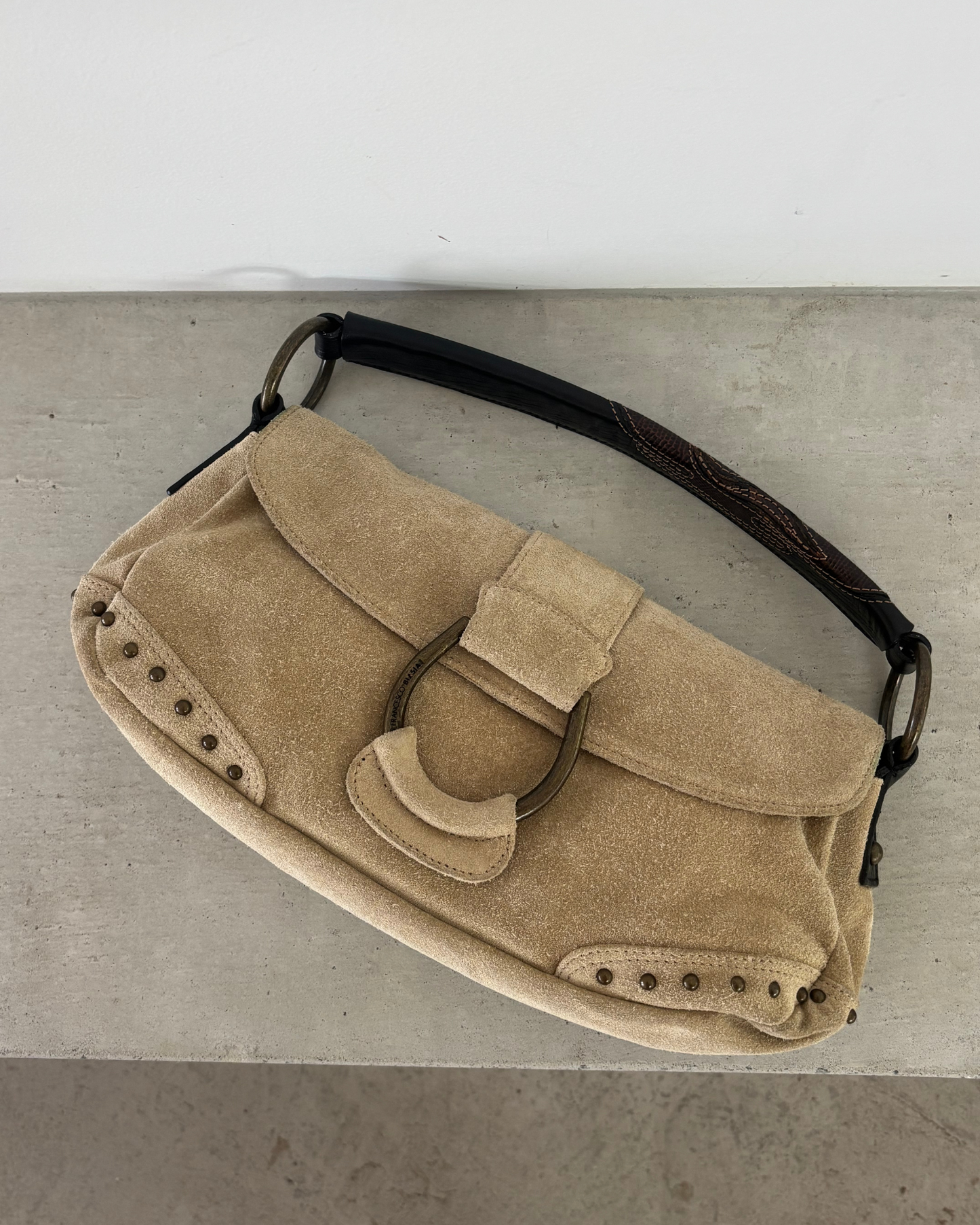 Francesco Biasia Suede Bag