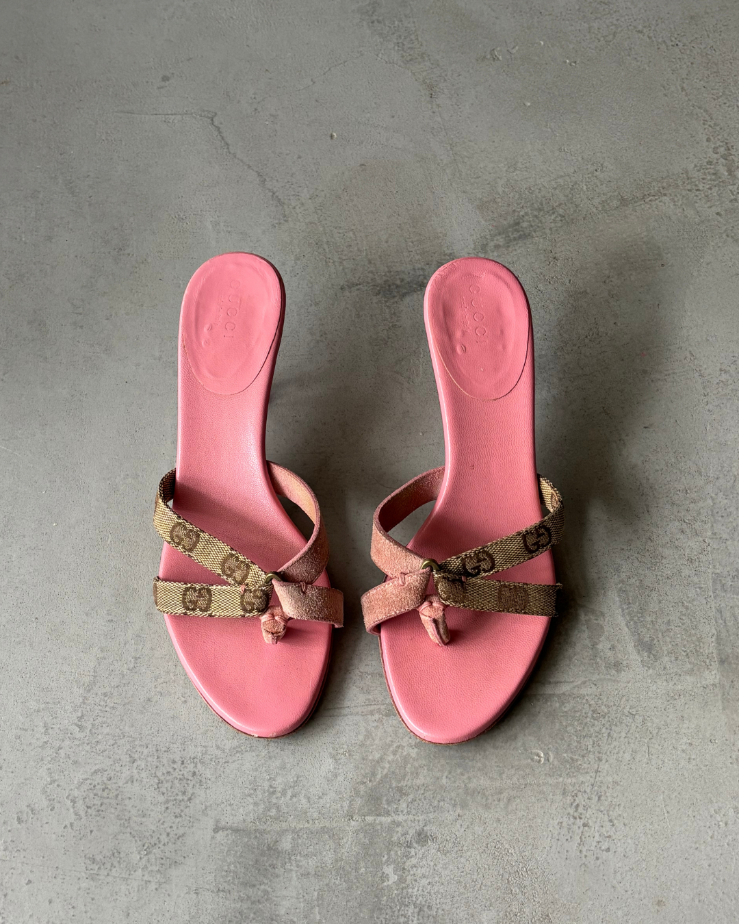 Gucci Pink Kitten Heels