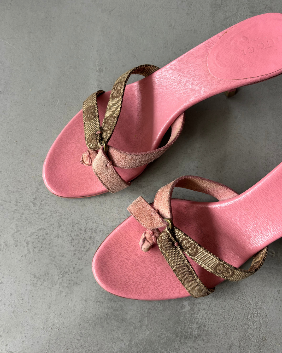 Gucci Pink Kitten Heels