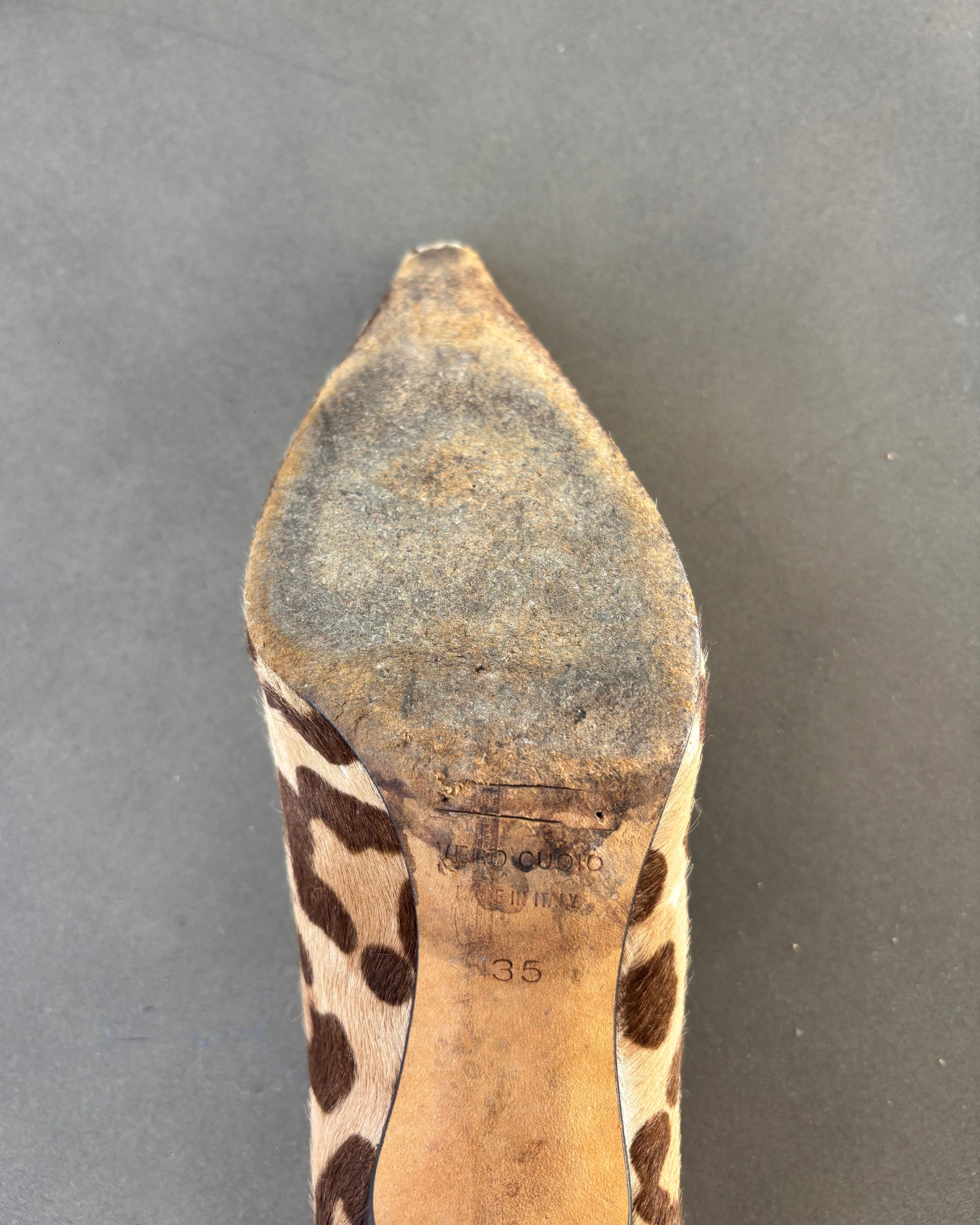 Dolce & Gabbana Leopard Print Hide Heels