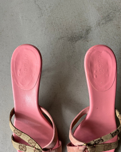 Gucci Pink Kitten Heels