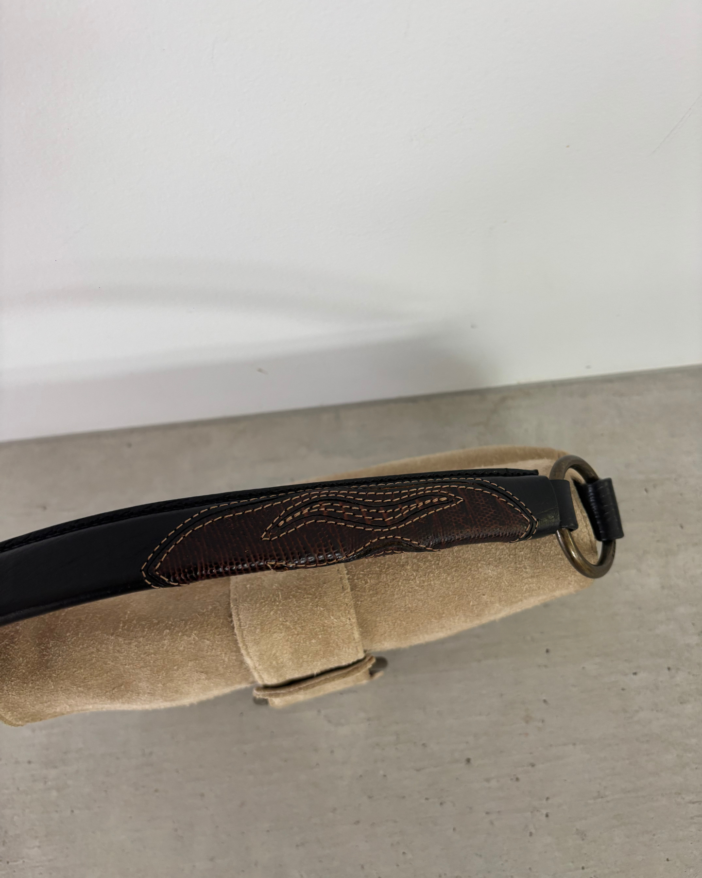 Francesco Biasia Suede Bag