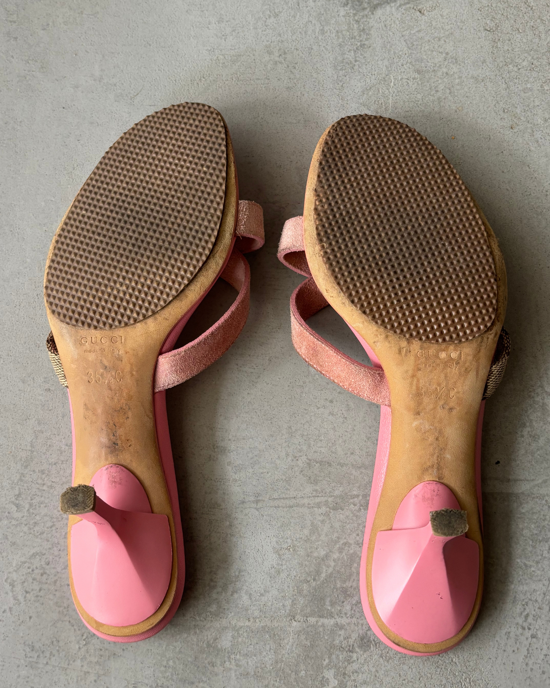 Gucci Pink Kitten Heels