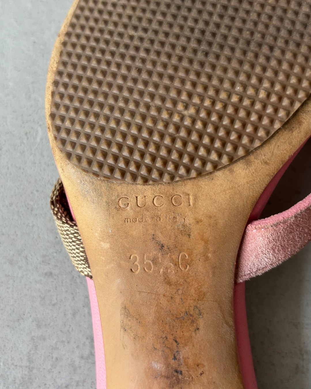 Gucci Pink Kitten Heels