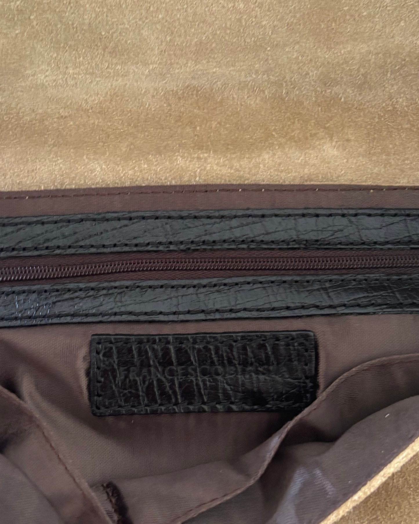 Francesco Biasia Suede Bag