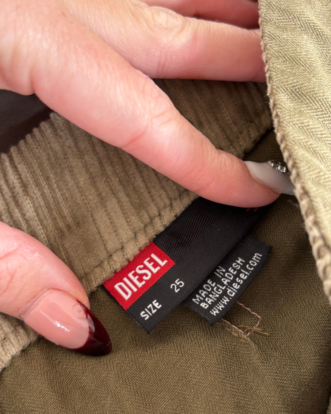Diesel Khaki Skirt