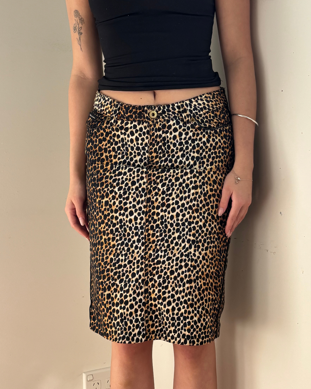 Dolce & Gabbana Leopard Skirt