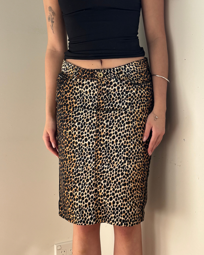 Dolce & Gabbana Leopard Skirt