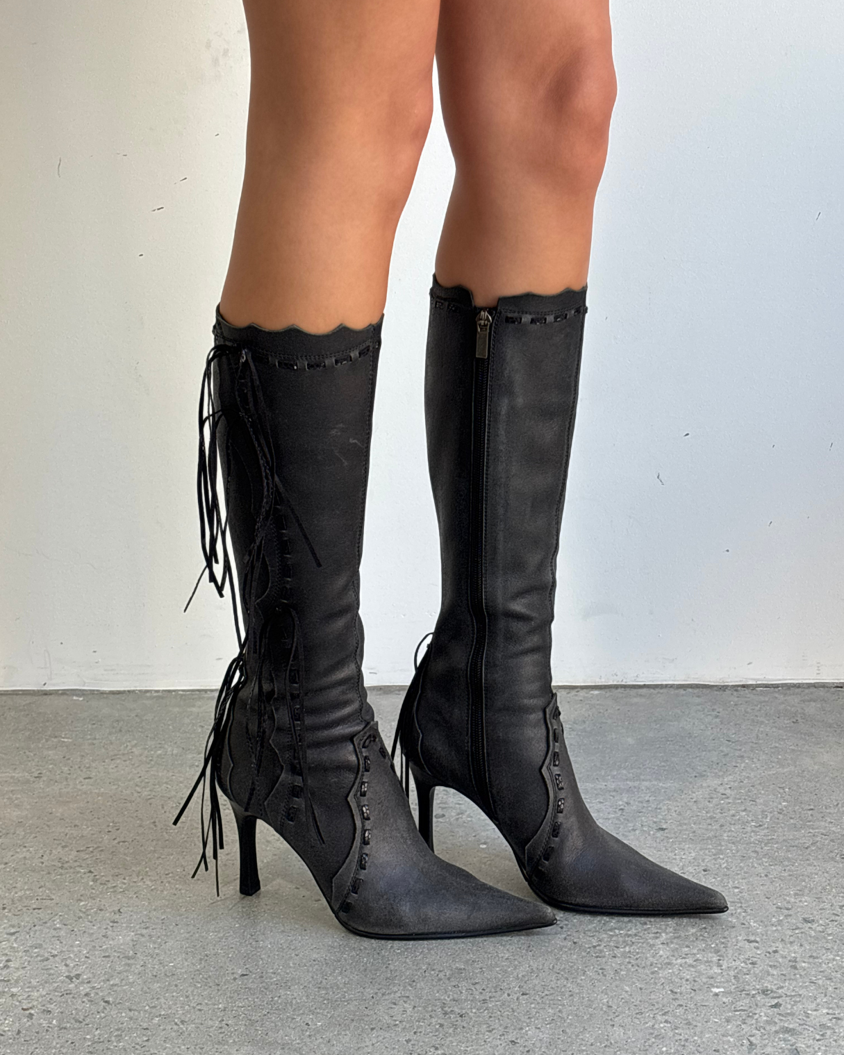 Western Fringed Boots