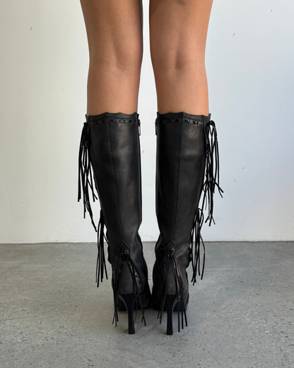 Western Fringed Boots
