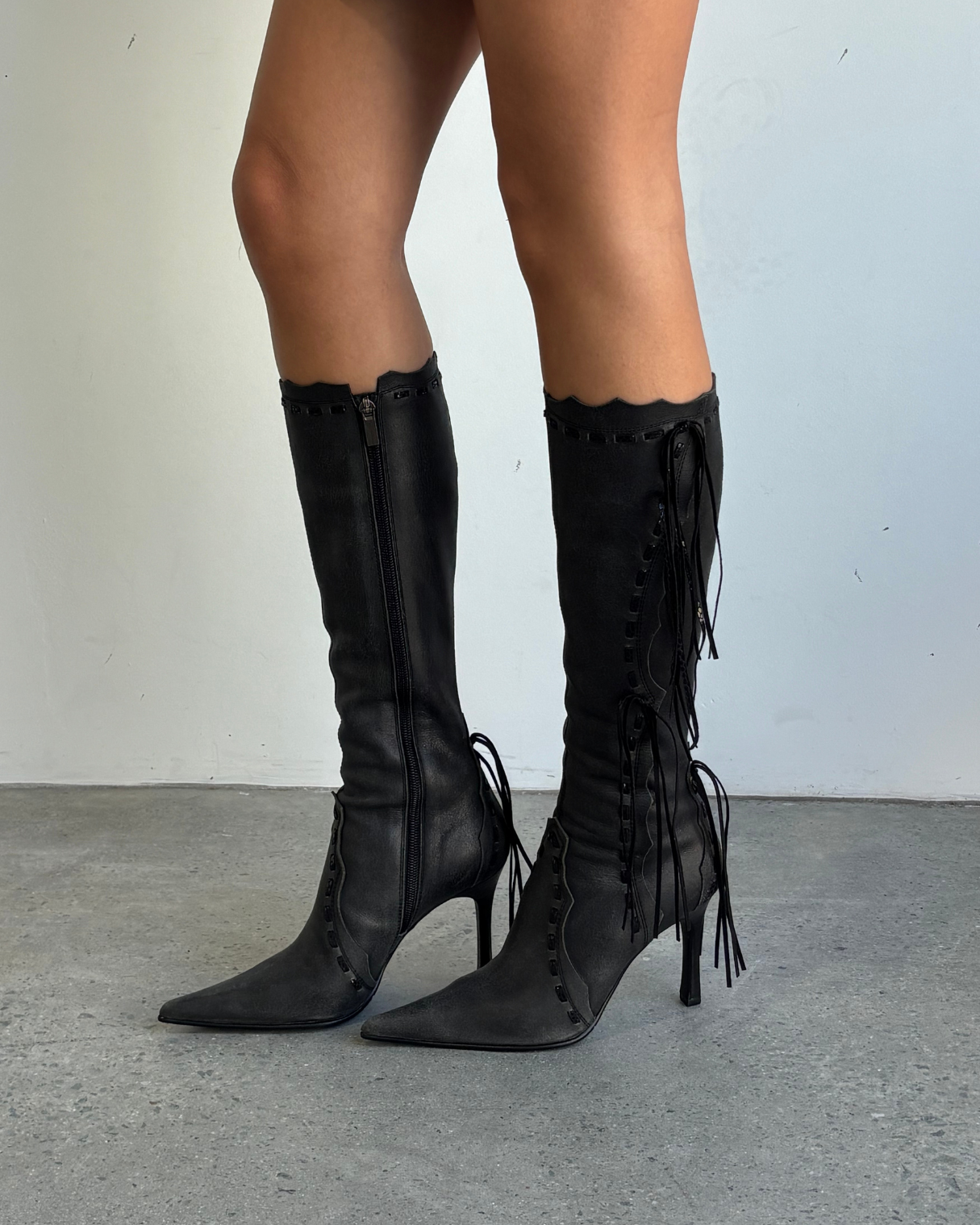 Western Fringed Boots