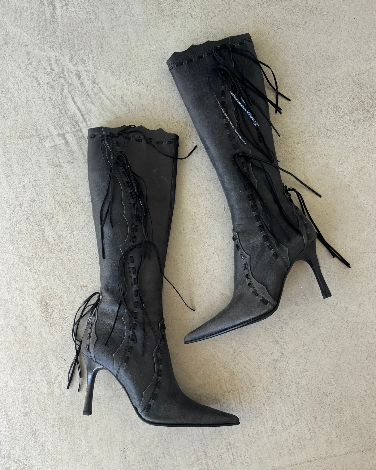 Western Fringed Boots