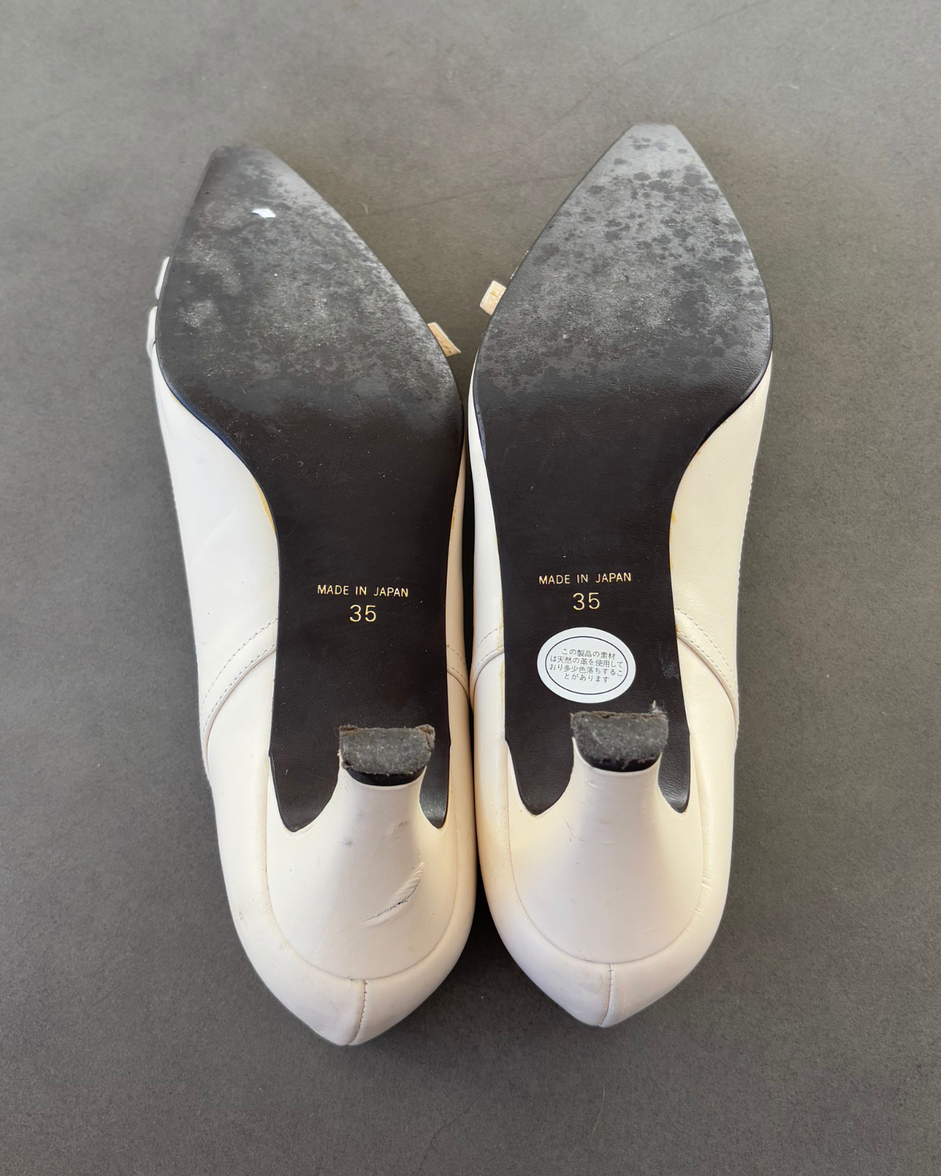 Sonia Rykiel Cream Buckle Heels
