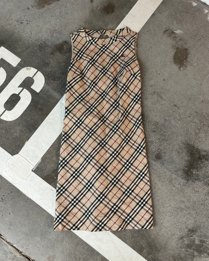 Vintage Burberry Midi Dress