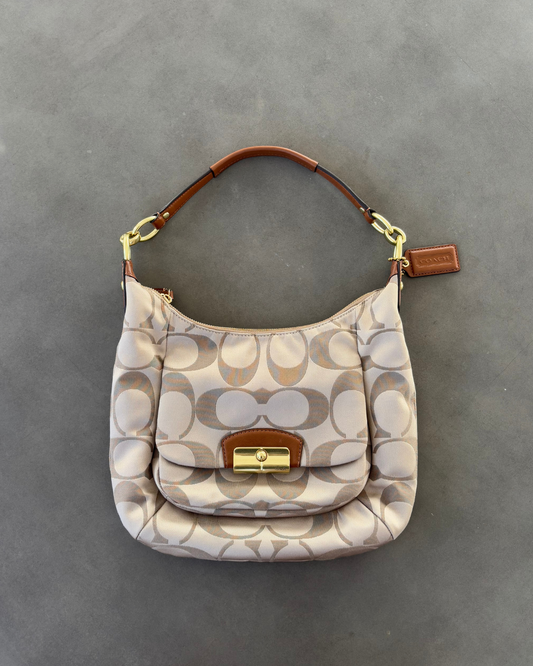 Coach Monogram Shoulder Bag