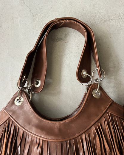 Brown Fringe Bag