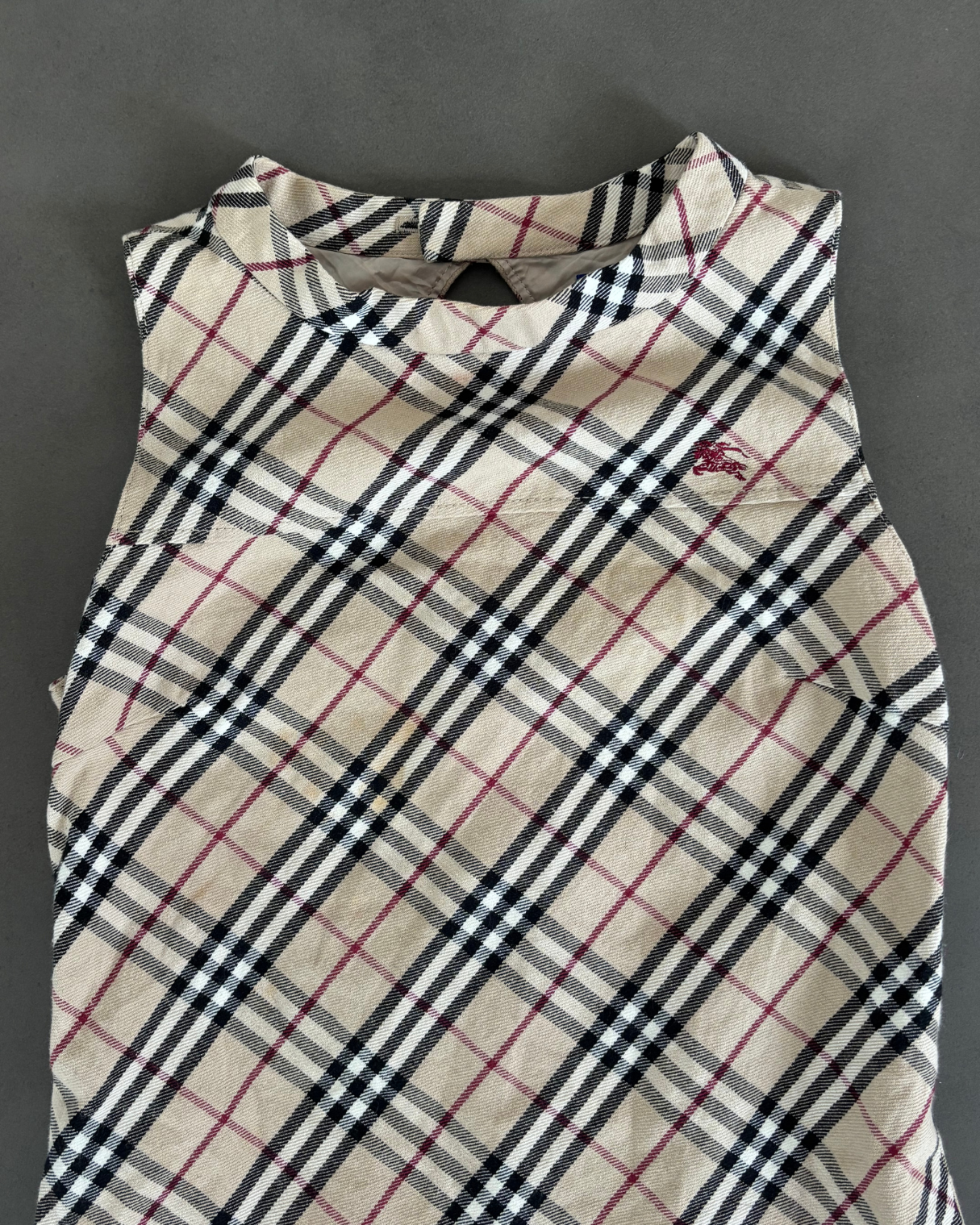 Vintage Burberry Midi Dress
