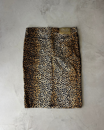 Dolce & Gabbana Leopard Skirt