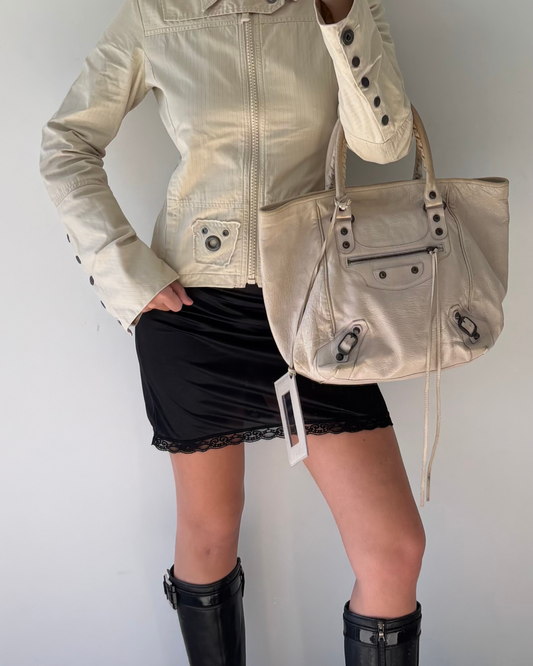 Balenciaga Cream Sunday Tote Bag