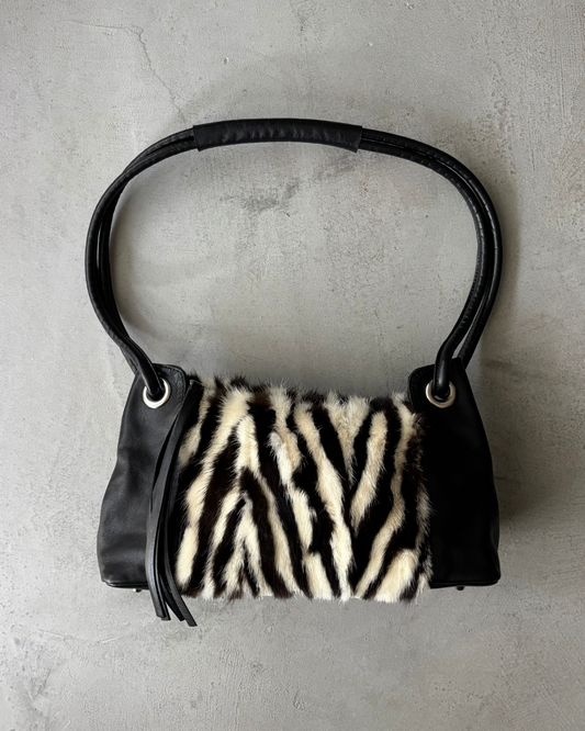 Vintage Zebra Handbag
