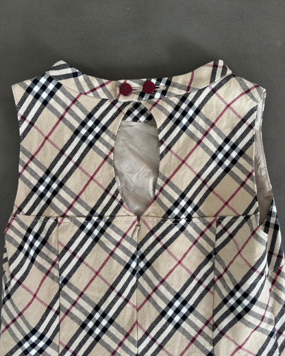 Vintage Burberry Midi Dress