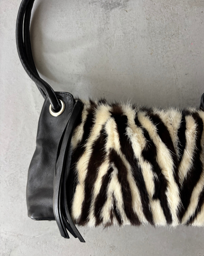 Vintage Zebra Handbag