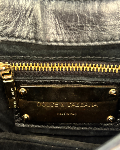 Dolce & Gabbana Black Leather Bag