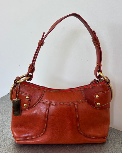 DKNY Orange Buckle Bag