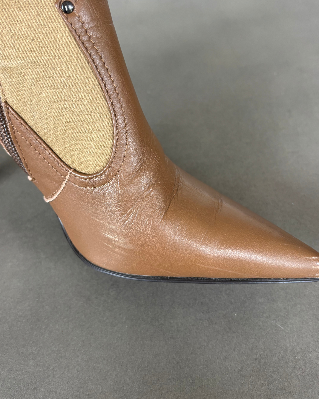 Vintage Knee High Strap Boots