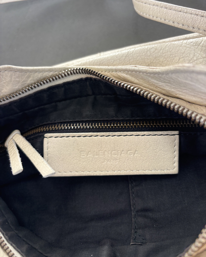 Balenciaga Cream Clutch/ Crossbody Bag