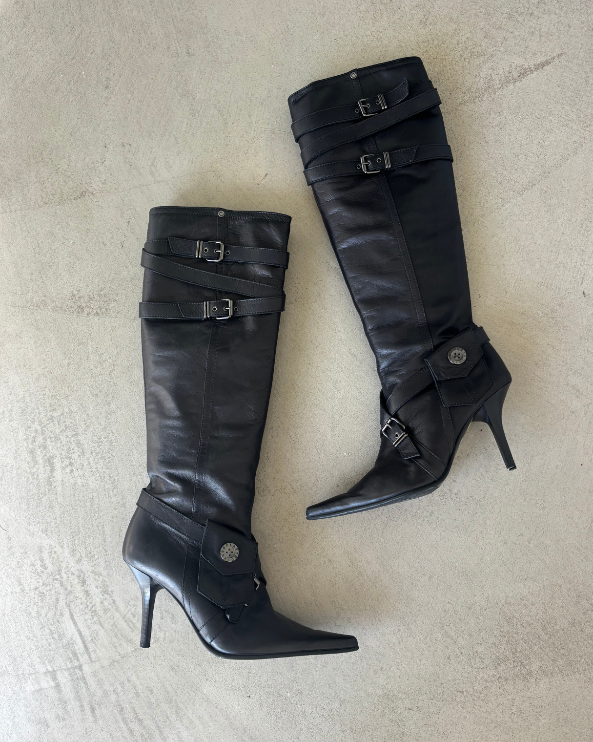 Black Utility Boots