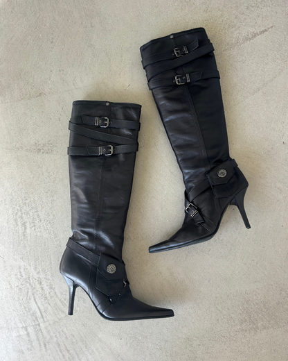 Black Utility Boots