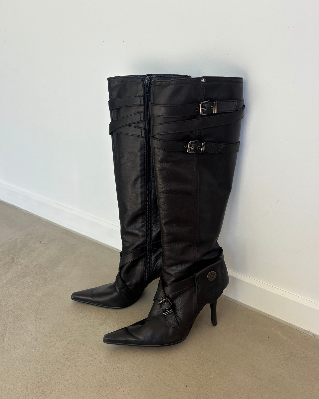 Black Utility Boots
