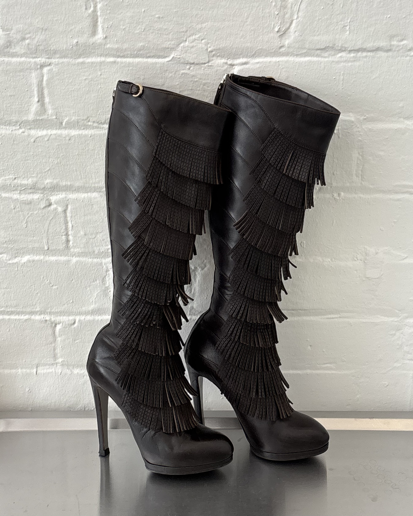 Sergio Rossi Fringe Boots