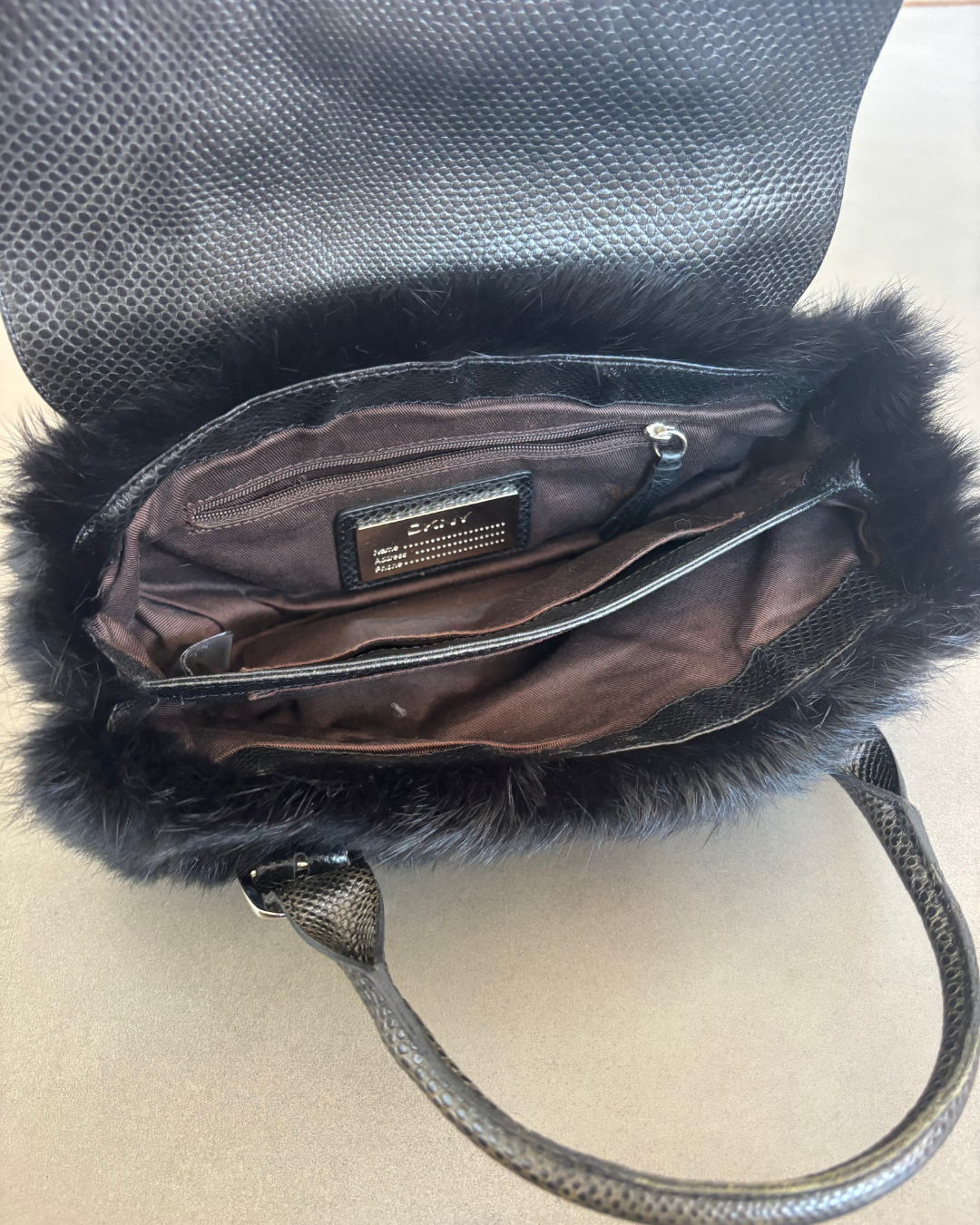 DKNY Fur Mini Bag