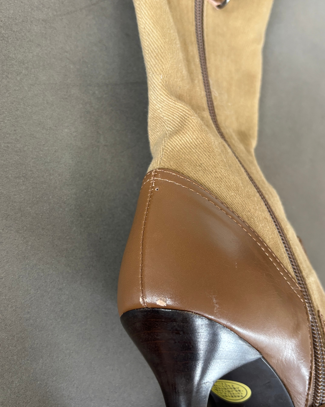 Vintage Knee High Strap Boots